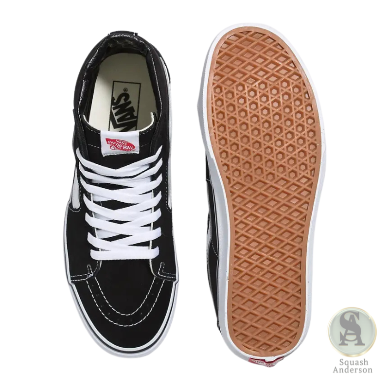 Blackout High-Top Canvas Sneakers