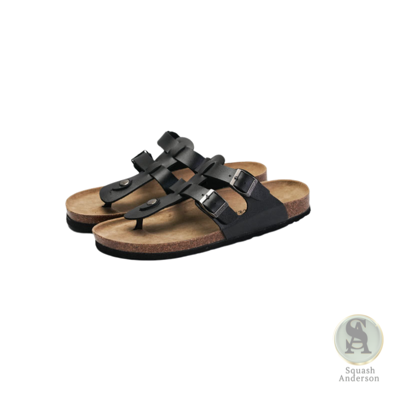 Black Thong – Luxe Comfort Sandal