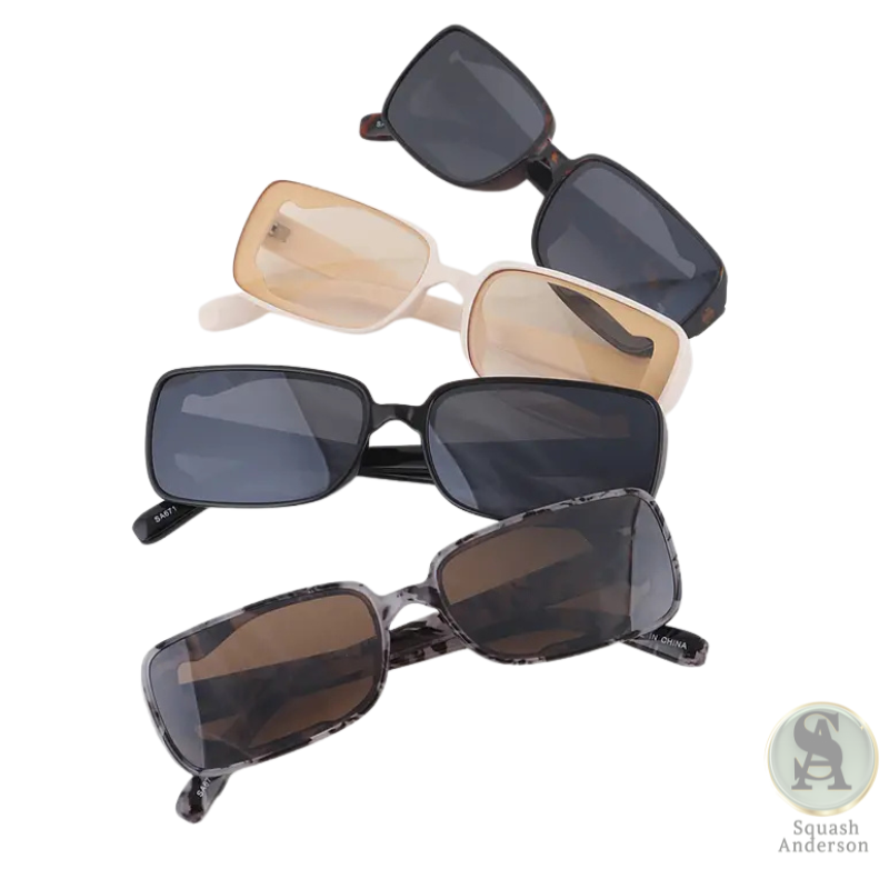 Thin Rimmed Rectangle Sunglasses