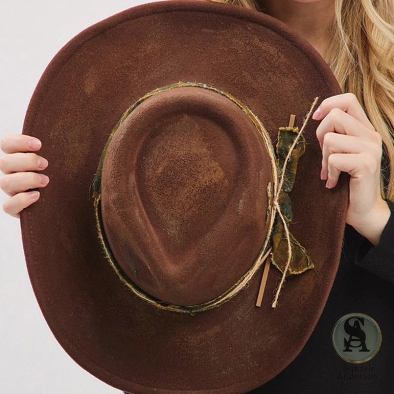 Vintage Brown Cowboy Hat