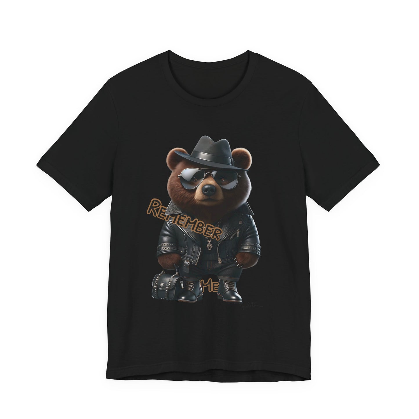 Remember Me Bear Unisex Jersey Short Sleeve Tee image 6