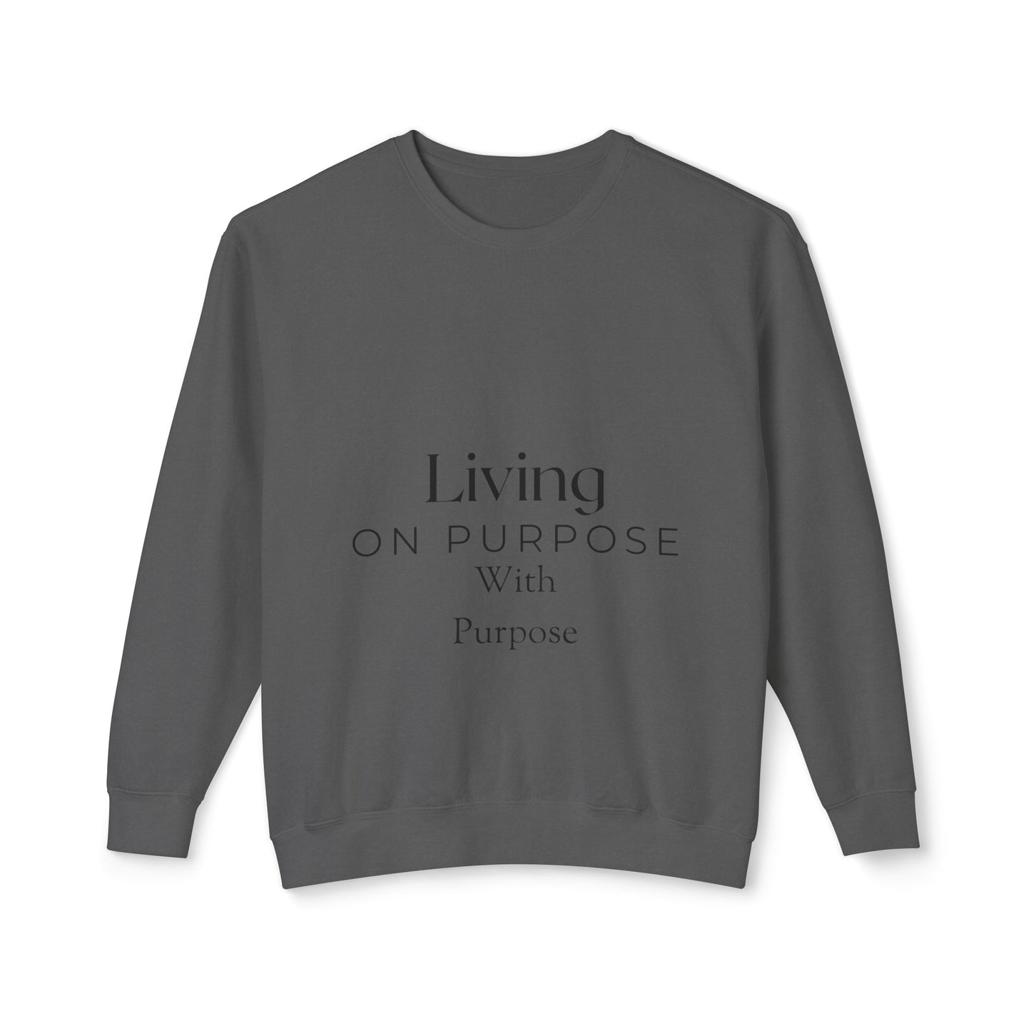 Living On Purpose Unisex Lightweight Crewneck Sweatshirt image 8
