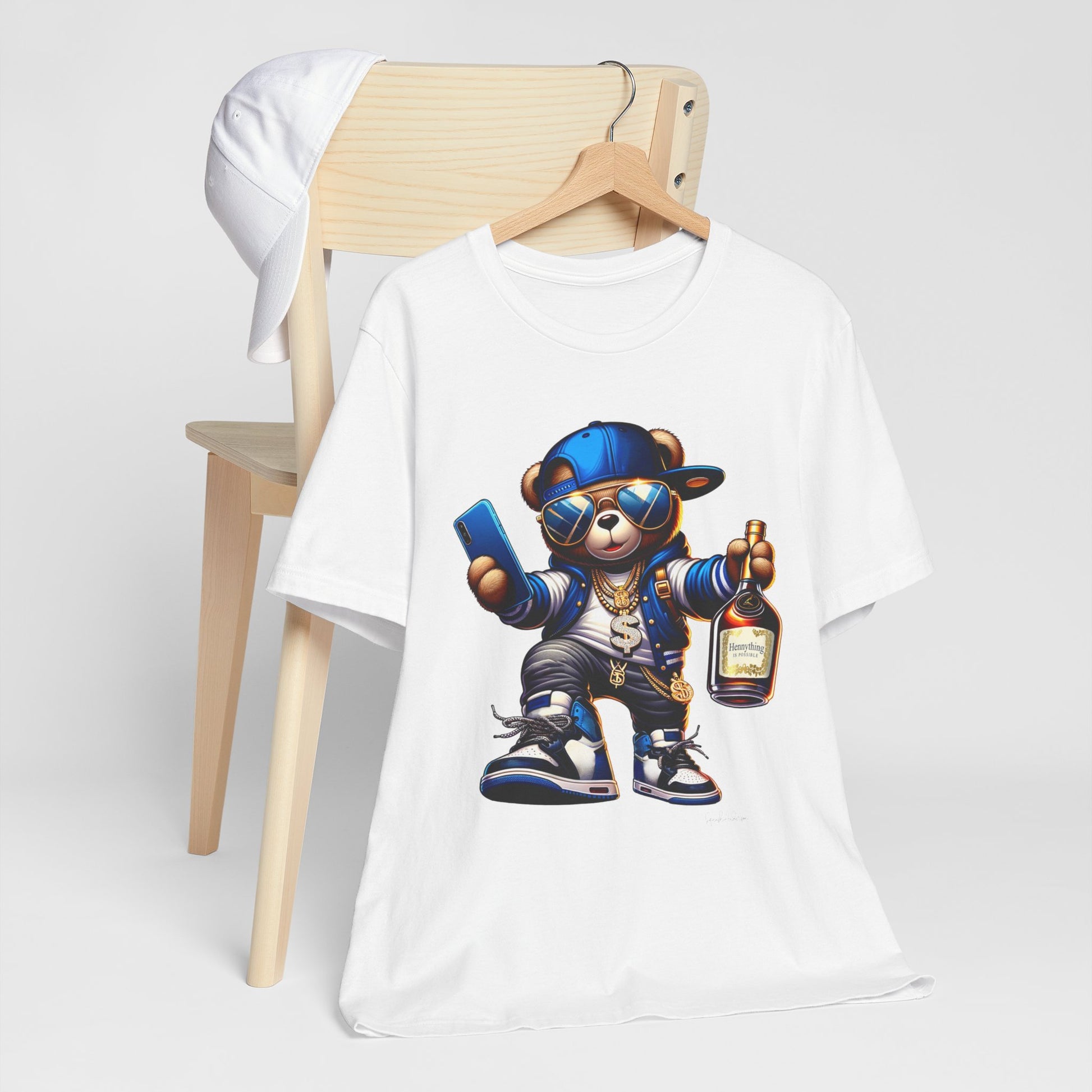 Hennything Bear Unisex Jersey Short Sleeve Tee image 1