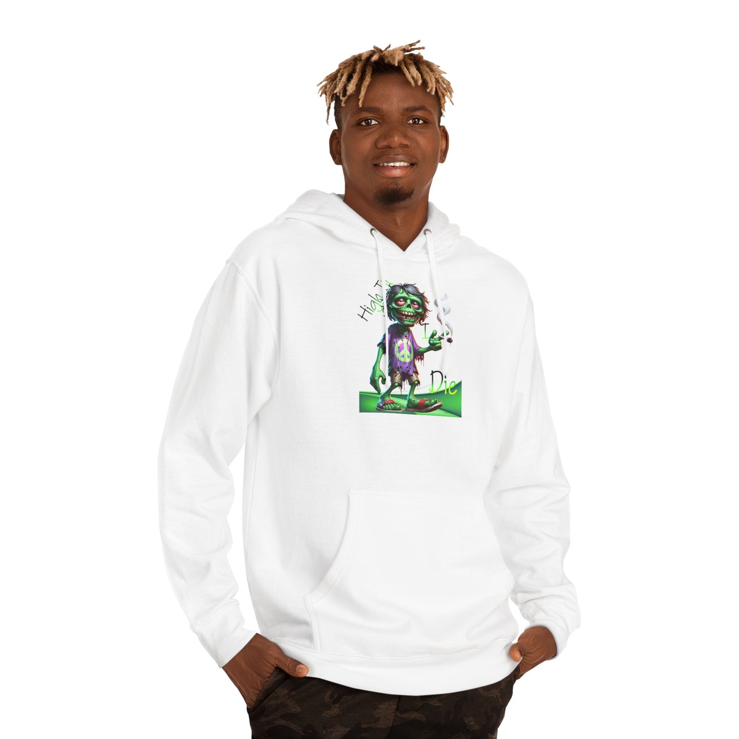 High Til I die hoodie Unisex Hooded Sweatshirt image 3