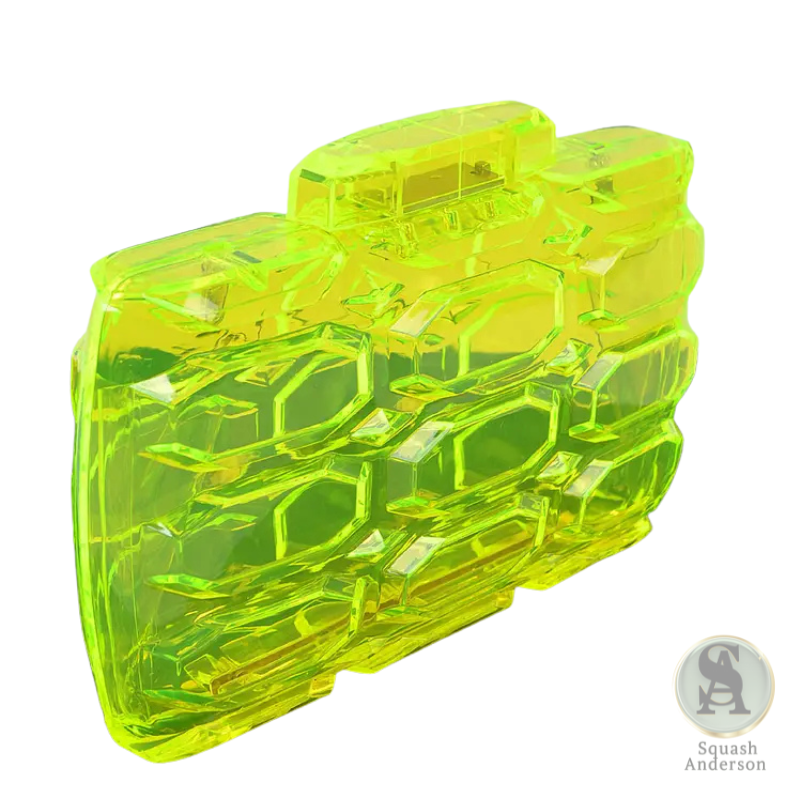 Neon Glow Acrylic Clutch