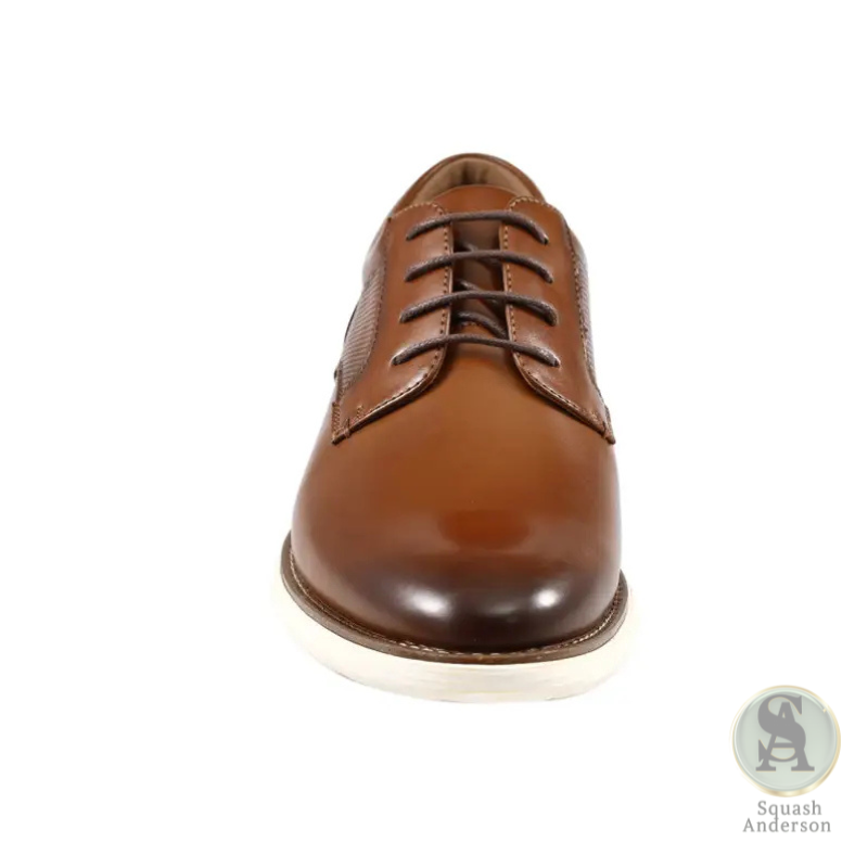 Alec Cognac Smart-Casual Oxfords