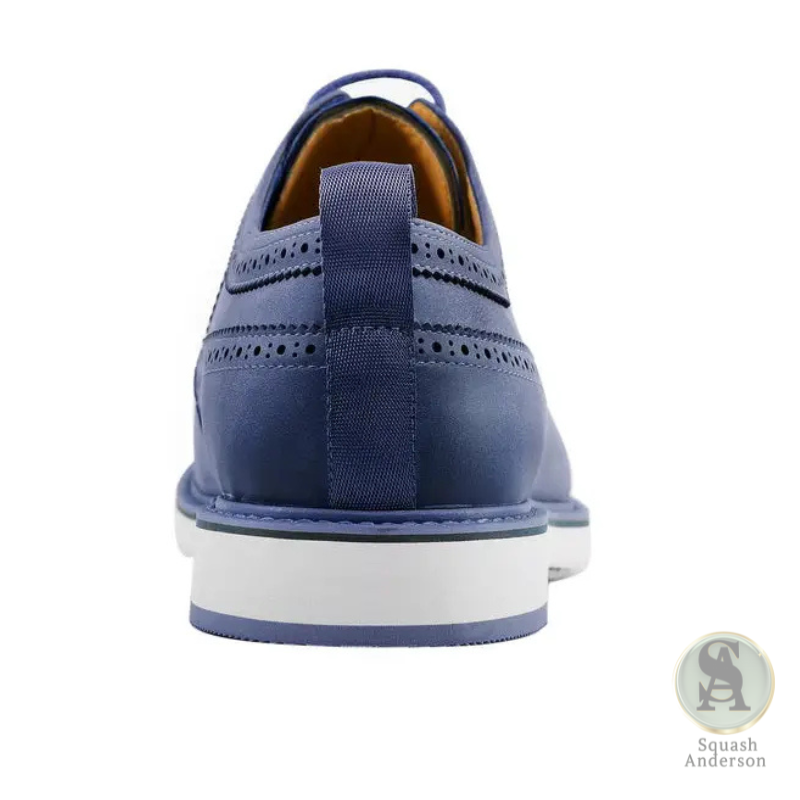Lian Navy Blue Oxford Shoes