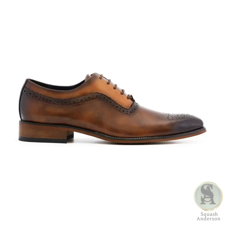 Piedmont Tan Wingtip Oxfords