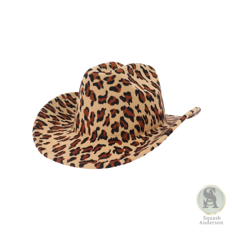 Leopard Print Cowboy Hat