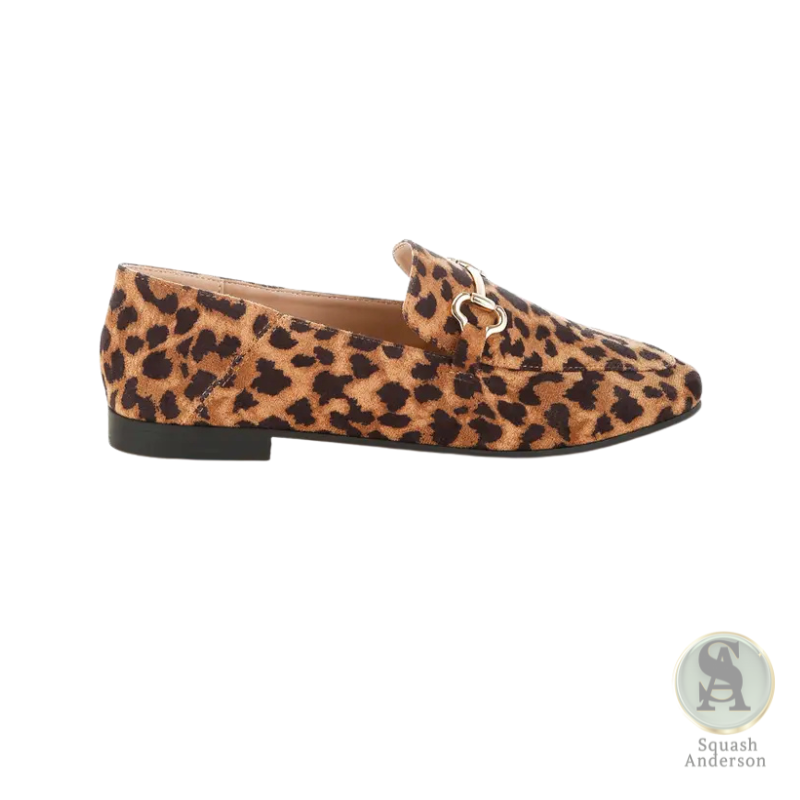 Leopard Print Horsebit Loafers