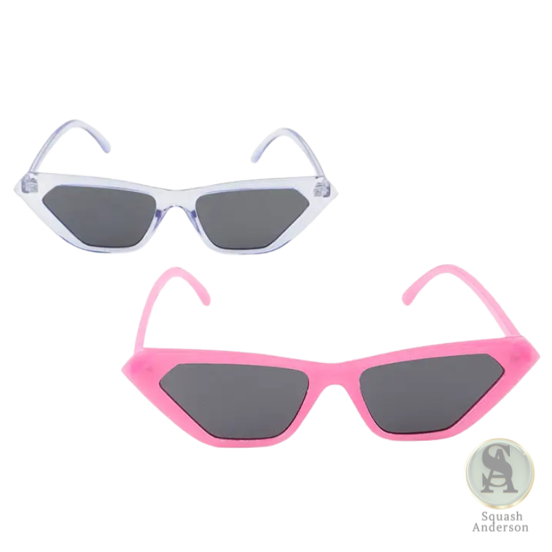 Edgy Geometric Cat Eye Sunglasses