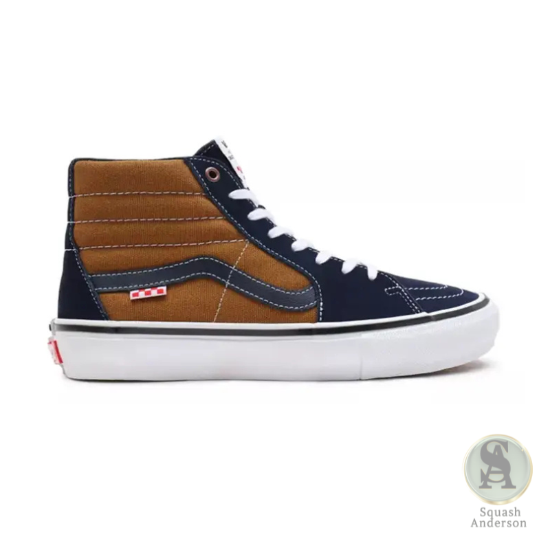 Vans Skate Sk8-Hi Andrew Reynolds Navy & Golden Brown