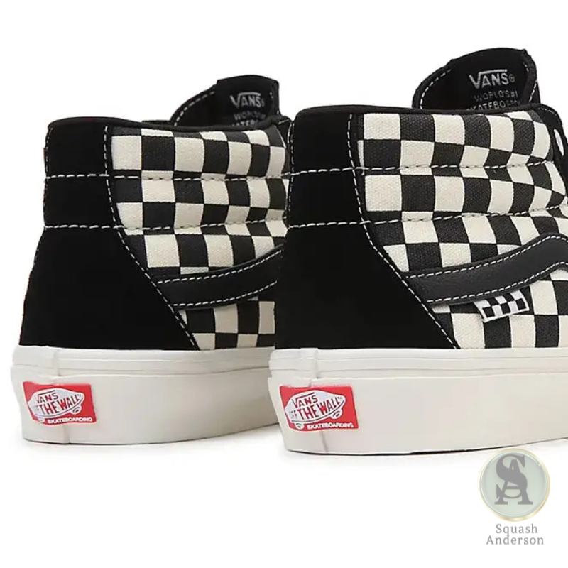 Vans Checkerboard Black and Marshmallow Shoe