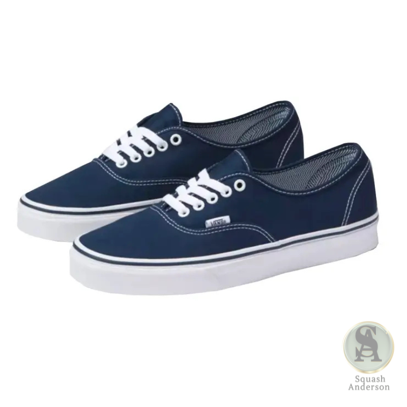 Vans Authentic Dress Blue & White Sneakers