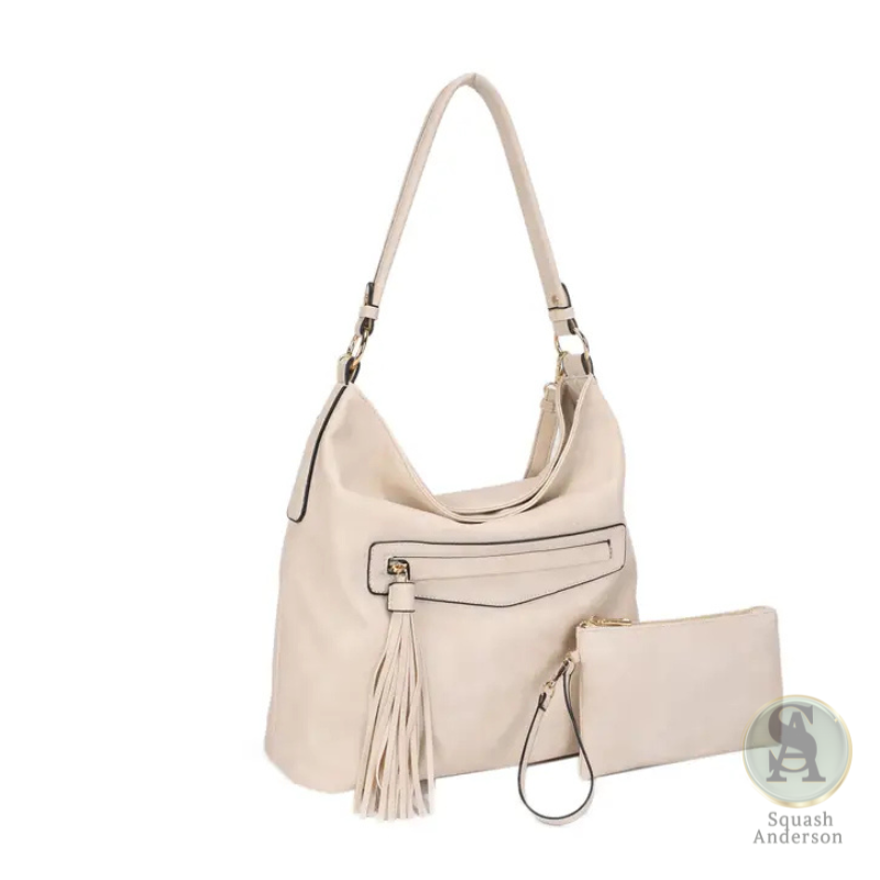 Eliza 2-in-1 Tassel Hobo Shoulder Bag Set