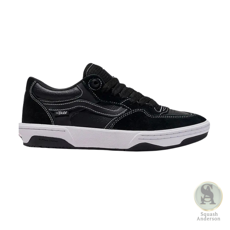 Vans Rowan 2 Black & White Skate Sneakers
