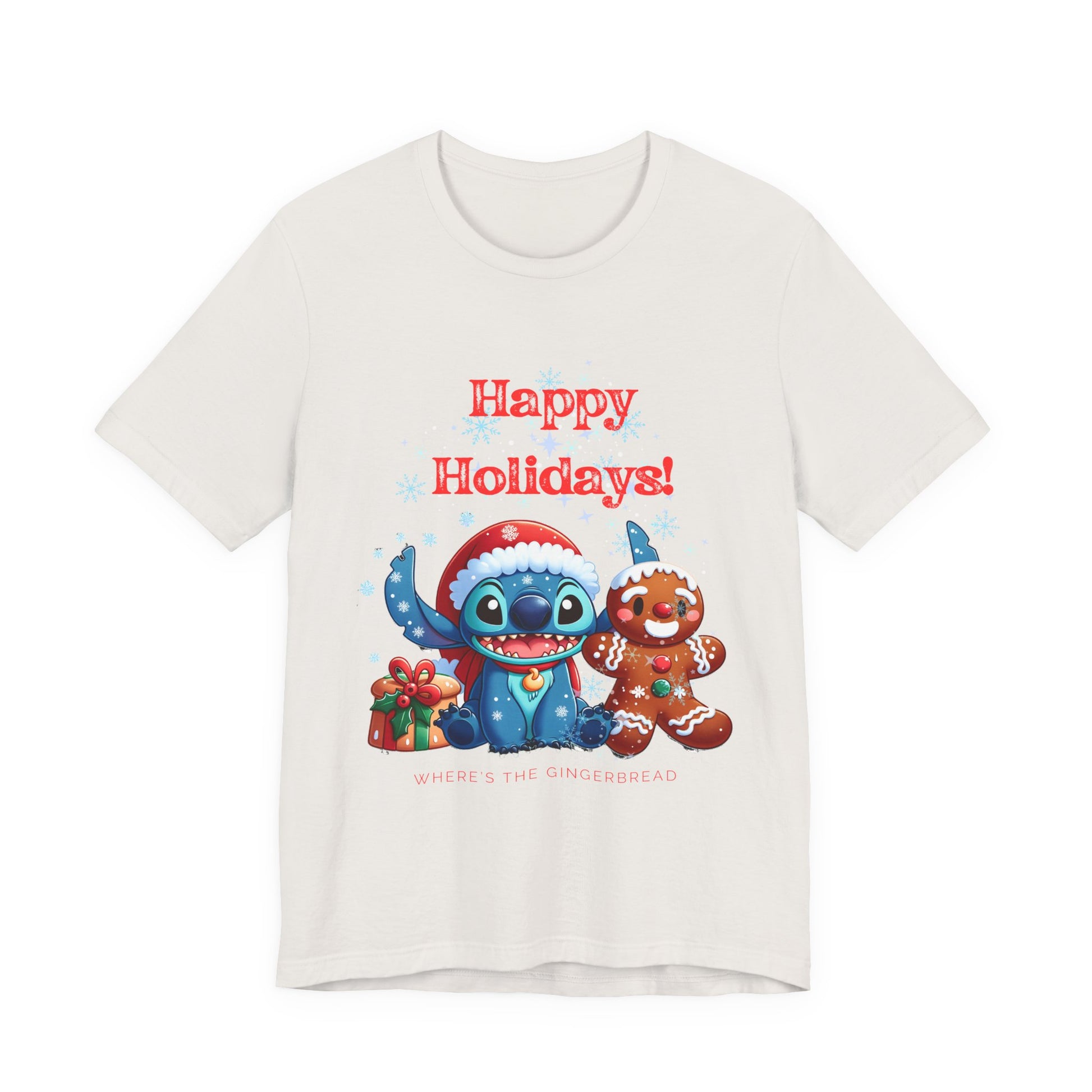 Happy Holidays Stitch Unisex Jersey Short Sleeve Tee image 10