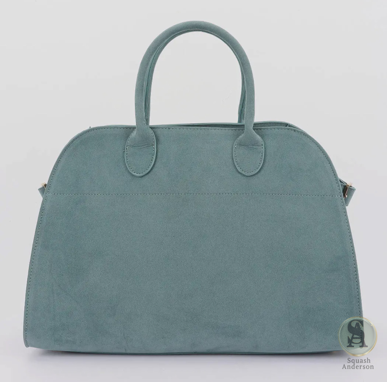 Velour Luxe Structured Tote