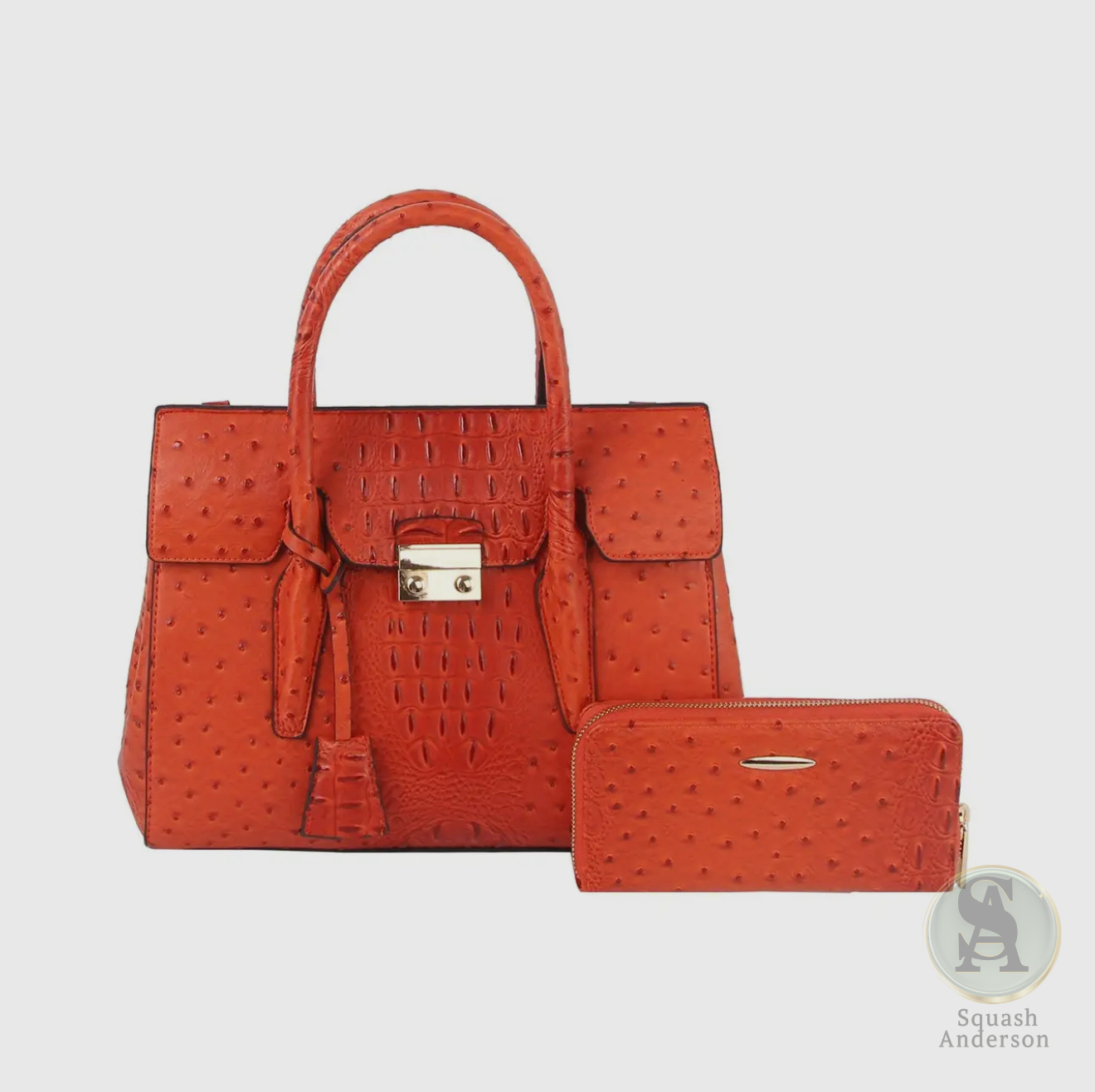 Croc Luxe 2-in-1 Top Handle & Crossbody Bag Set