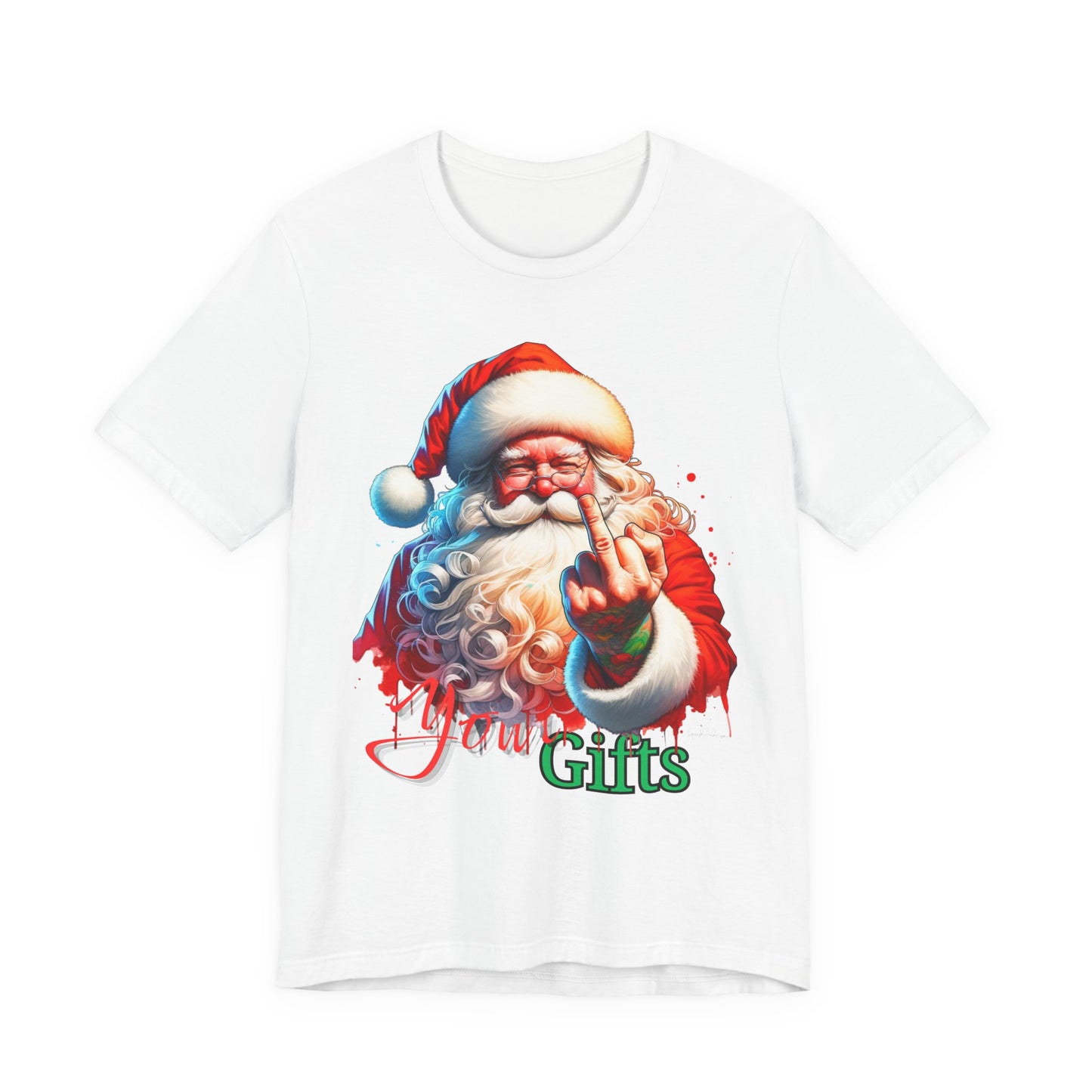 Mean Santa Your Gifts Unisex Jersey Short Sleeve Tee image 2