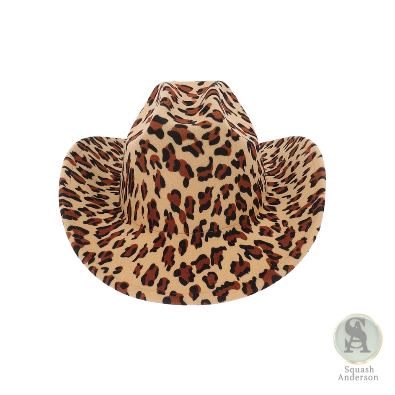 Leopard Print Cowboy Hat