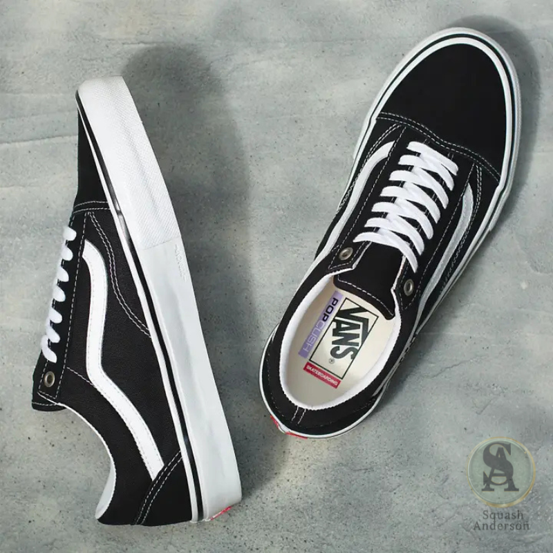 Vans Skate Old Skool Black and White Shoe