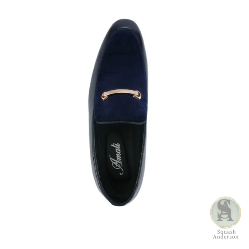 Andrew Navy Loafers