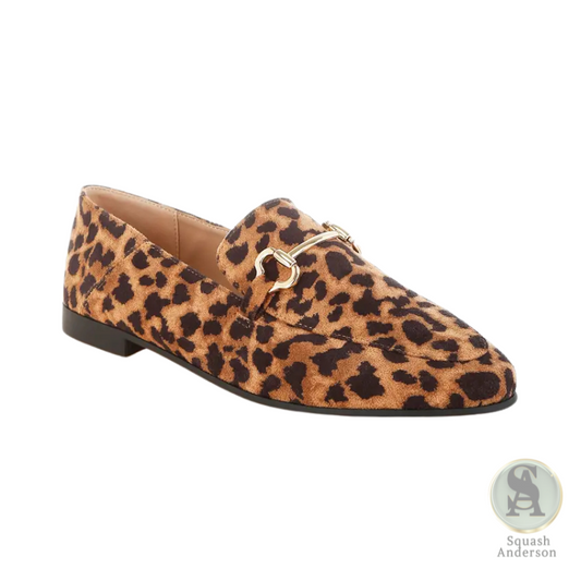 Leopard Print Horsebit Loafers