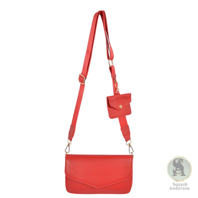 Everyday Faux Leather Crossbody Bag Set