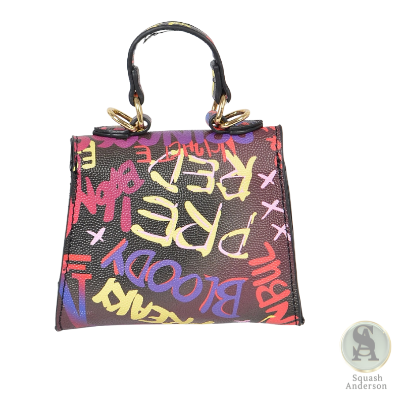Graffiti Mini Handle Purse