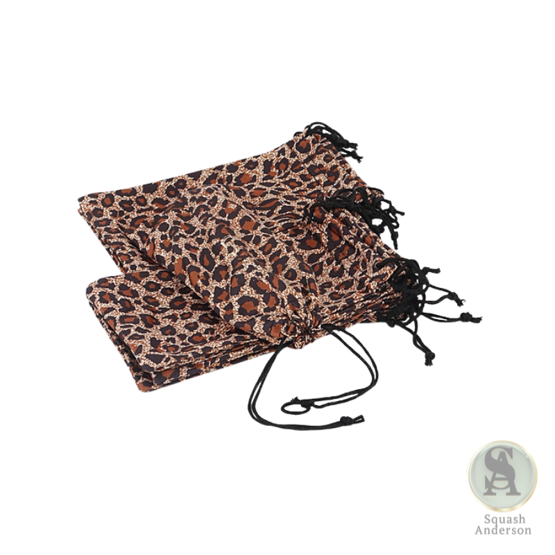 Leopard Print Sunglasses Pouch Bag