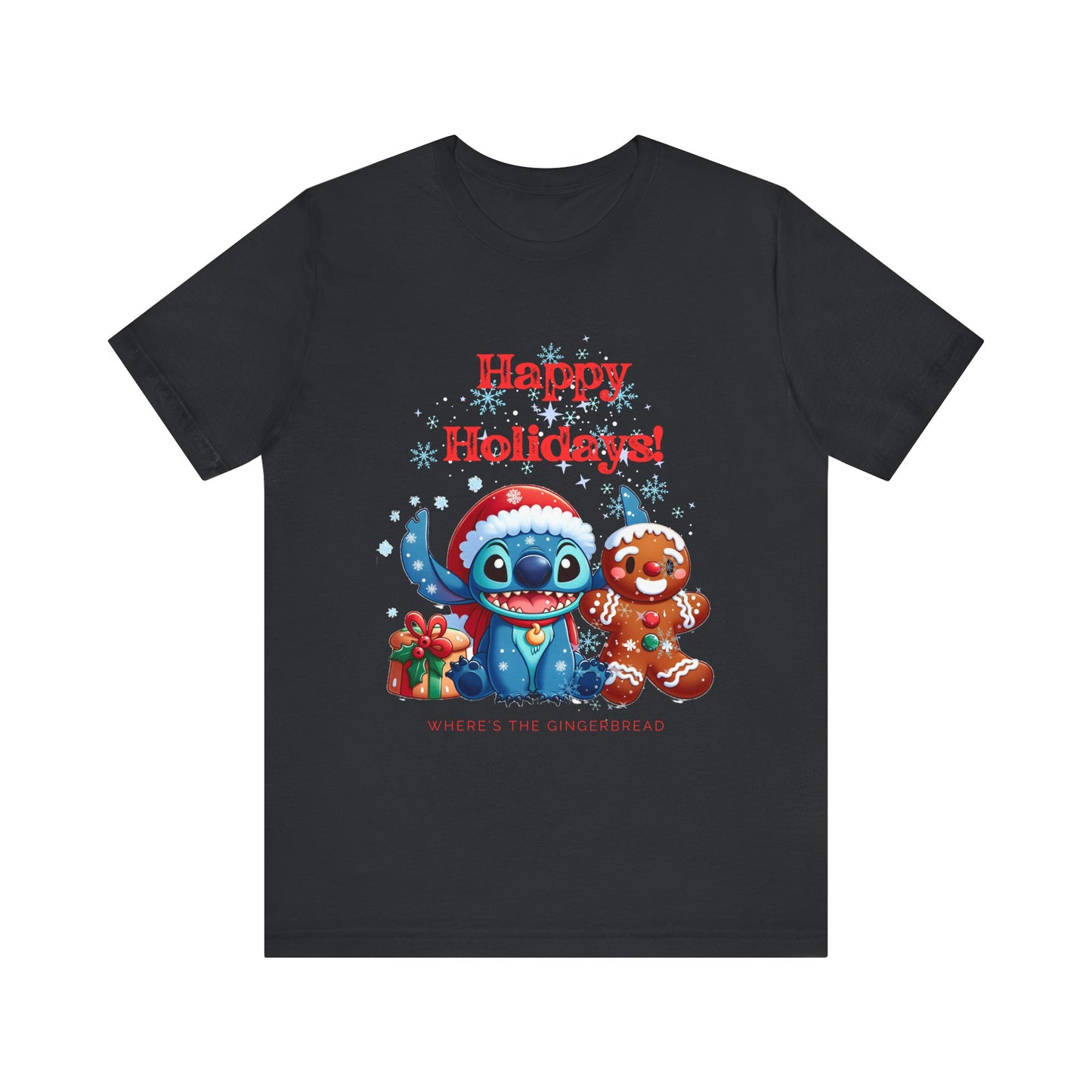 Happy Holidays Stitch Unisex Jersey Short Sleeve Tee image 12