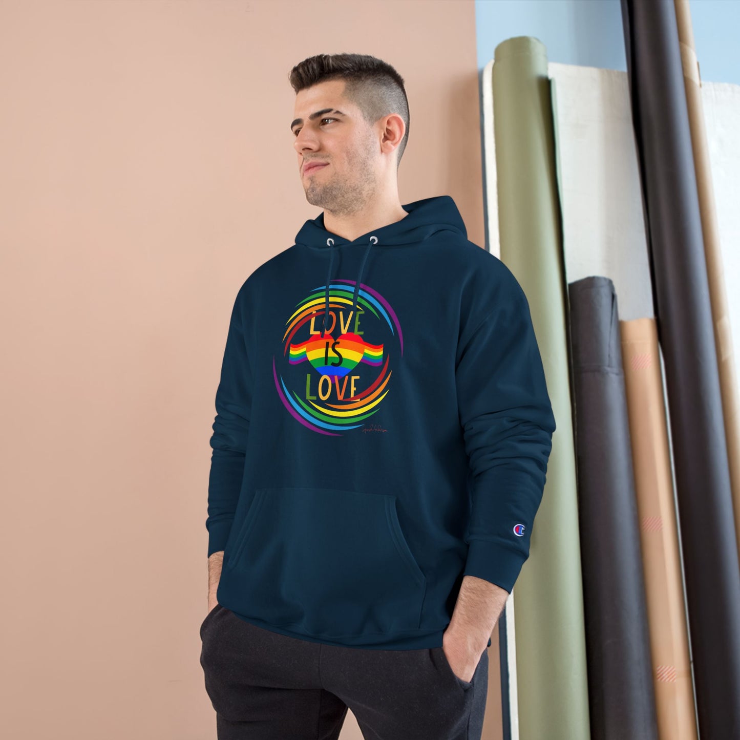 Love is Love Champion Hoodie image 6