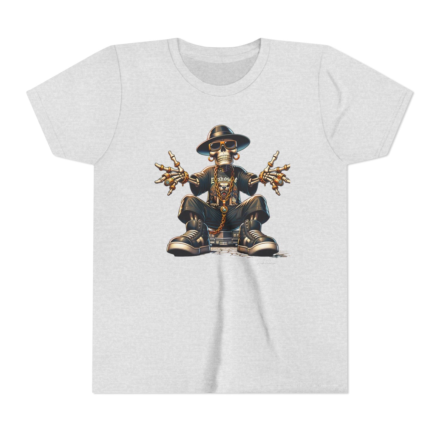 Chained Skeleton Youth Short Sleeve Tee image 4