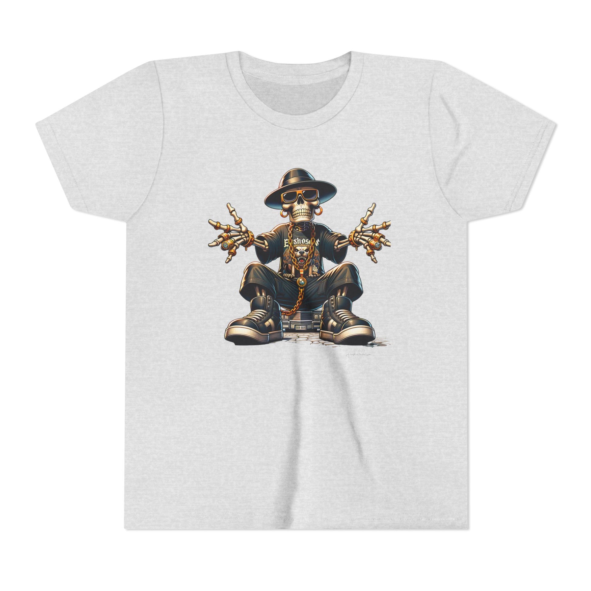 Chained Skeleton Youth Short Sleeve Tee image 4