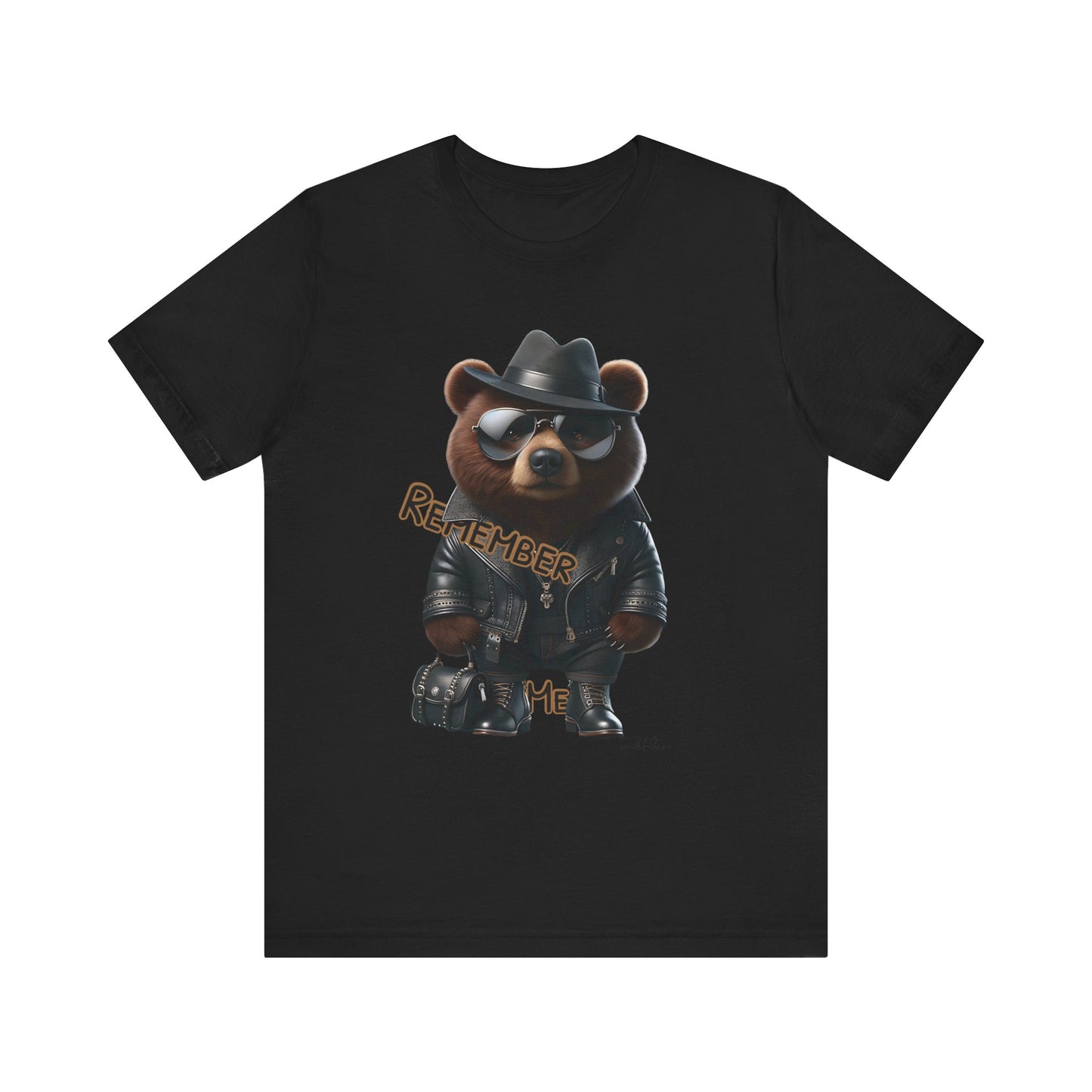 Remember Me Bear Unisex Jersey Short Sleeve Tee image 4
