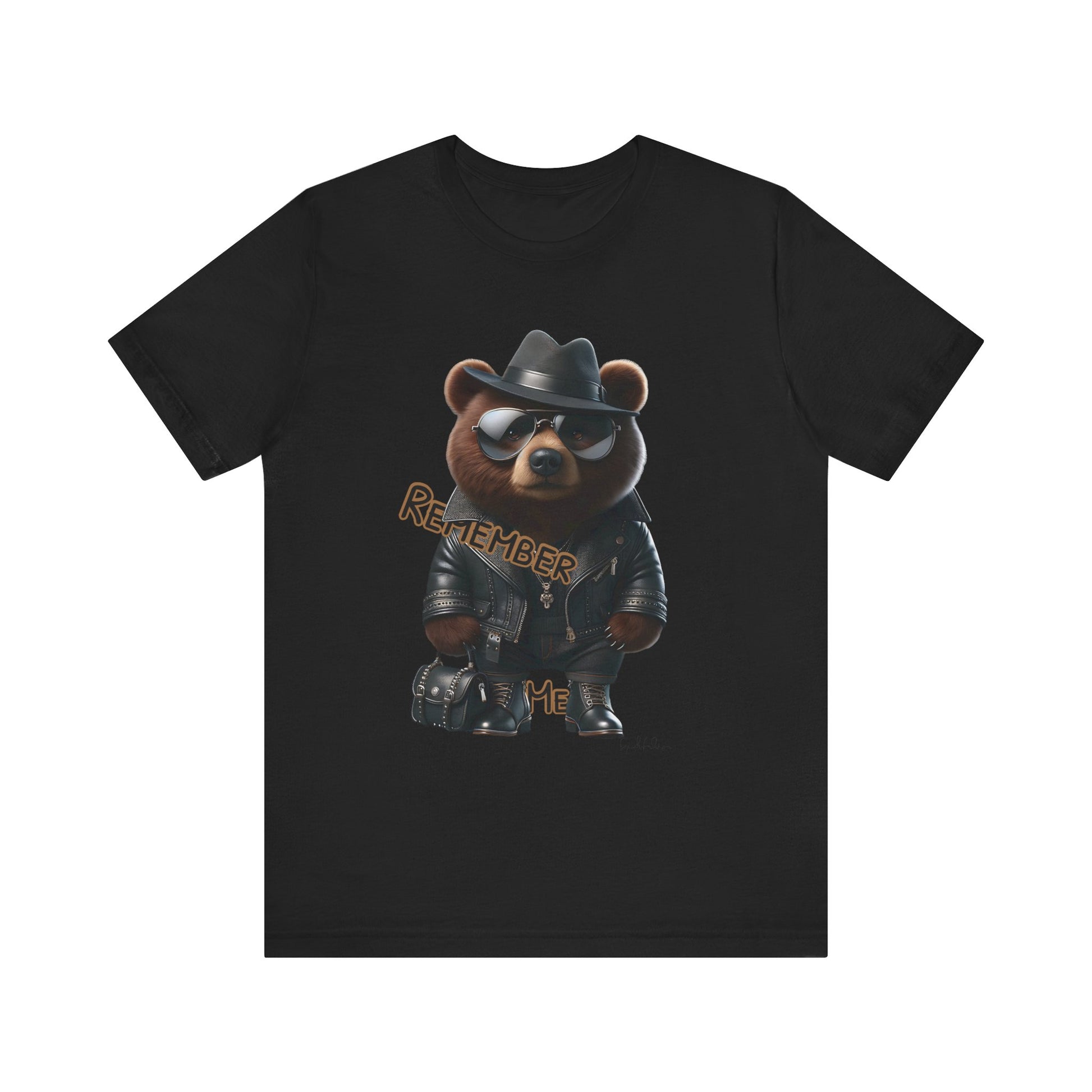 Remember Me Bear Unisex Jersey Short Sleeve Tee image 4