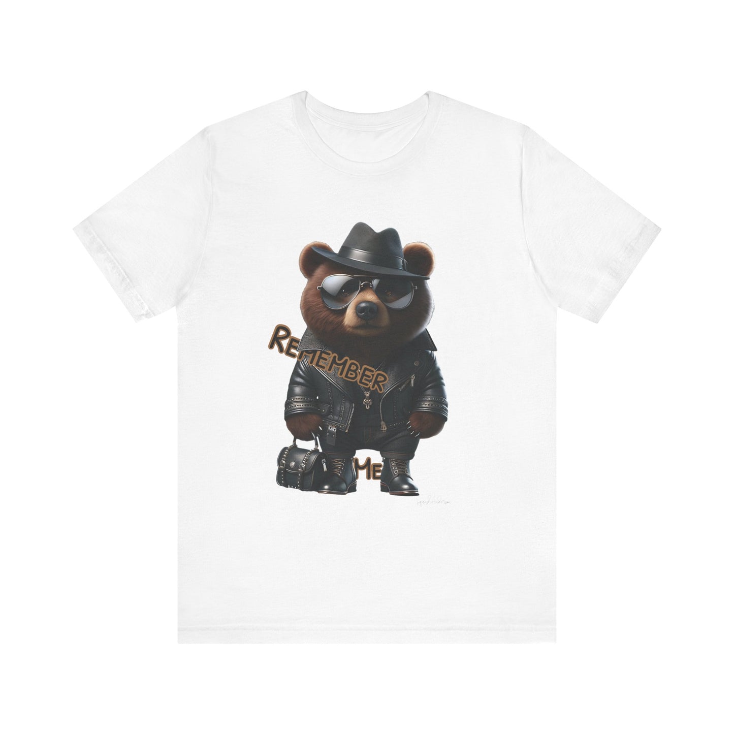 Remember Me Bear Unisex Jersey Short Sleeve Tee image 0