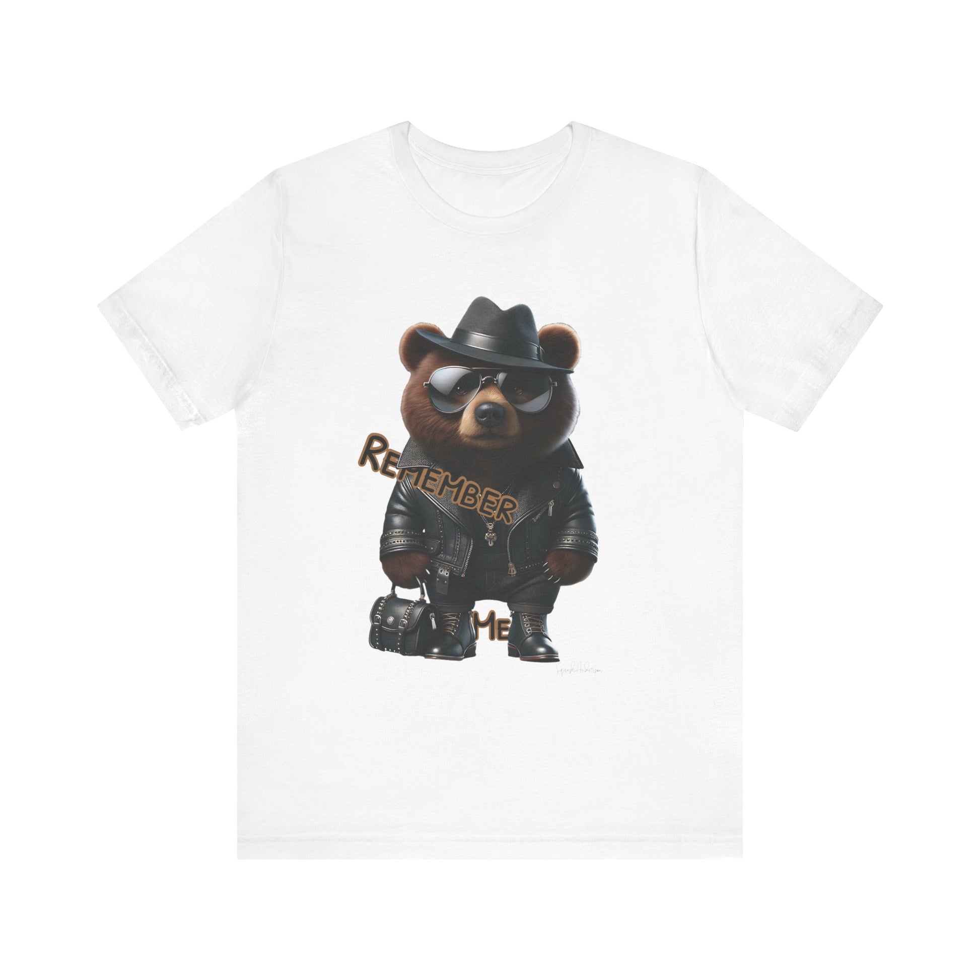 Remember Me Bear Unisex Jersey Short Sleeve Tee image 0