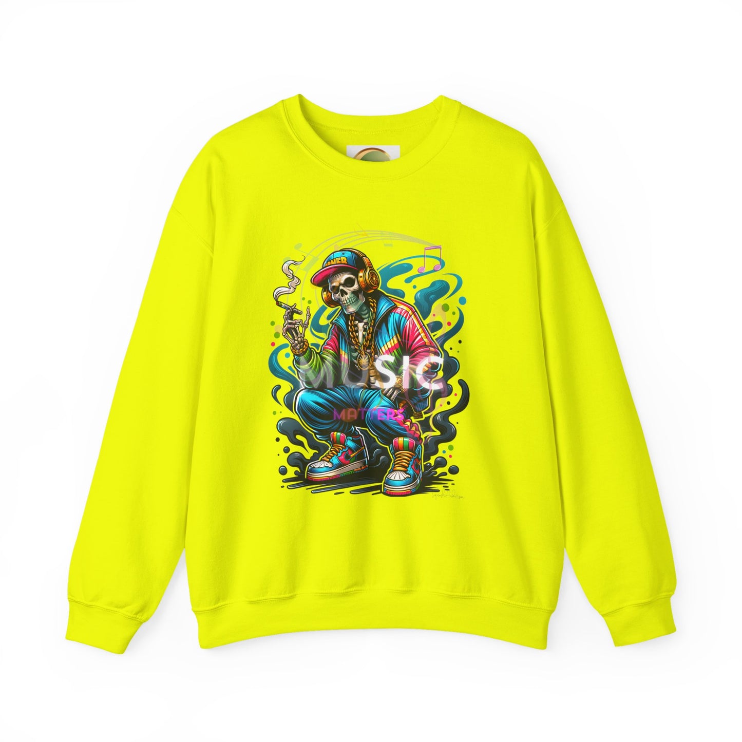 Music Unisex Heavy Blend™ Crewneck Sweatshirt image 12