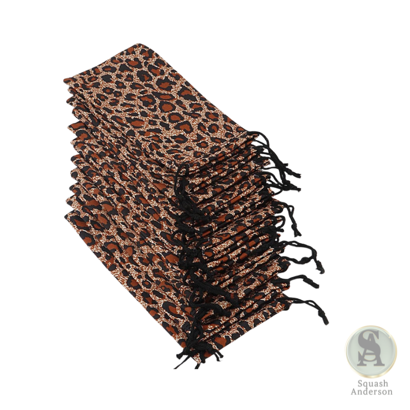 Leopard Print Sunglasses Pouch Bag