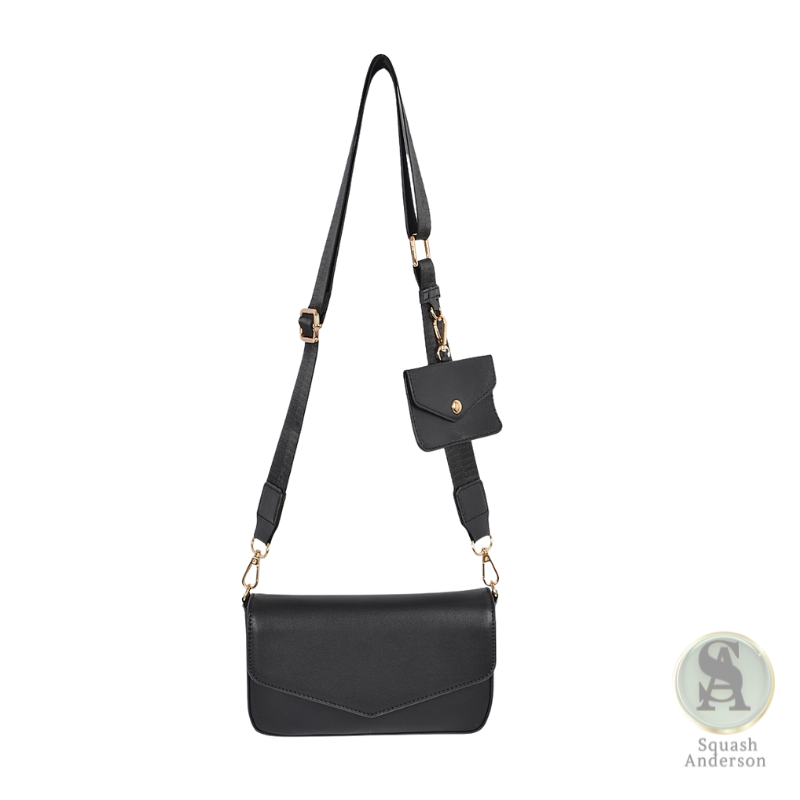 Everyday Faux Leather Crossbody Bag Set