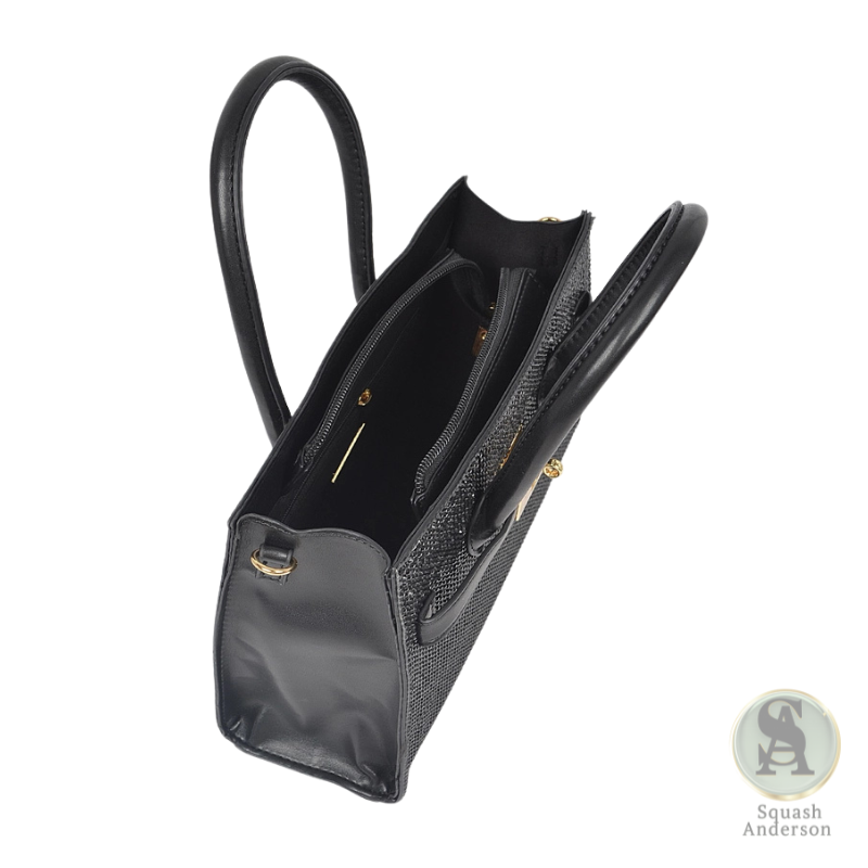 Rhinestone Top Handle Bag