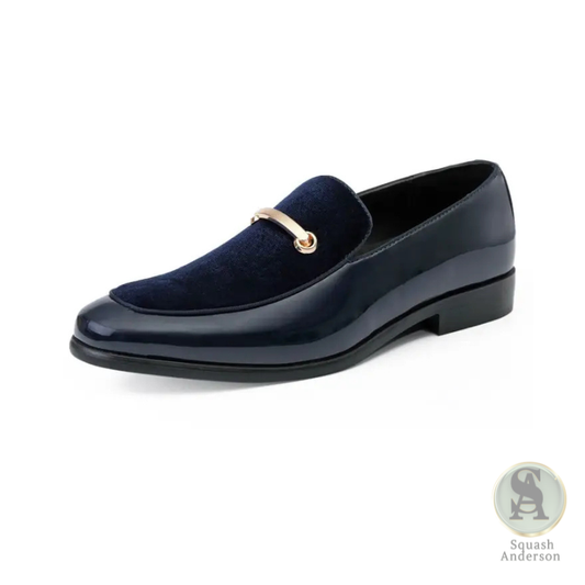 Andrew Navy Loafers