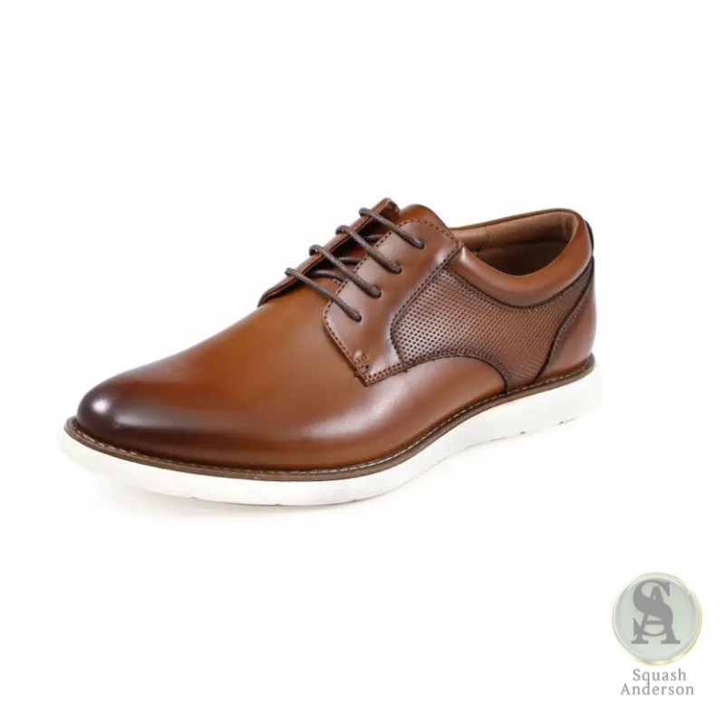 Alec Cognac Smart-Casual Oxfords