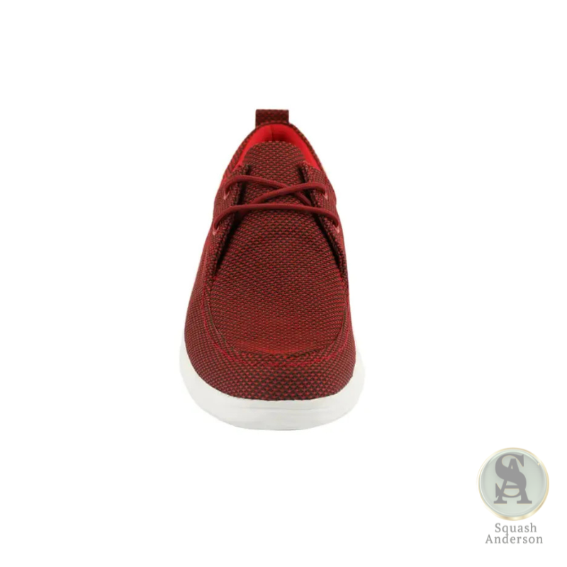 Daniel Red Knit Sneakers