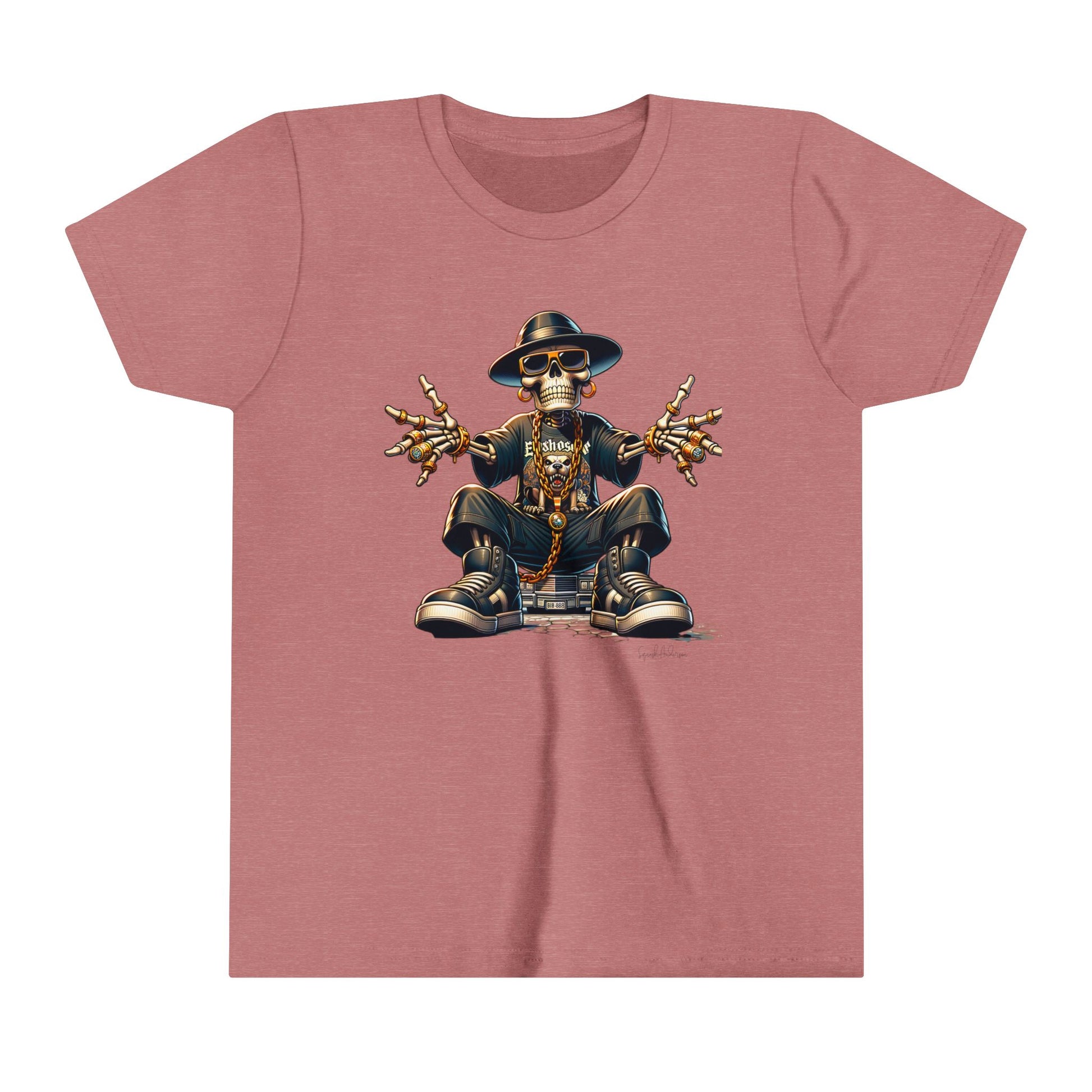 Chained Skeleton Youth Short Sleeve Tee image 4