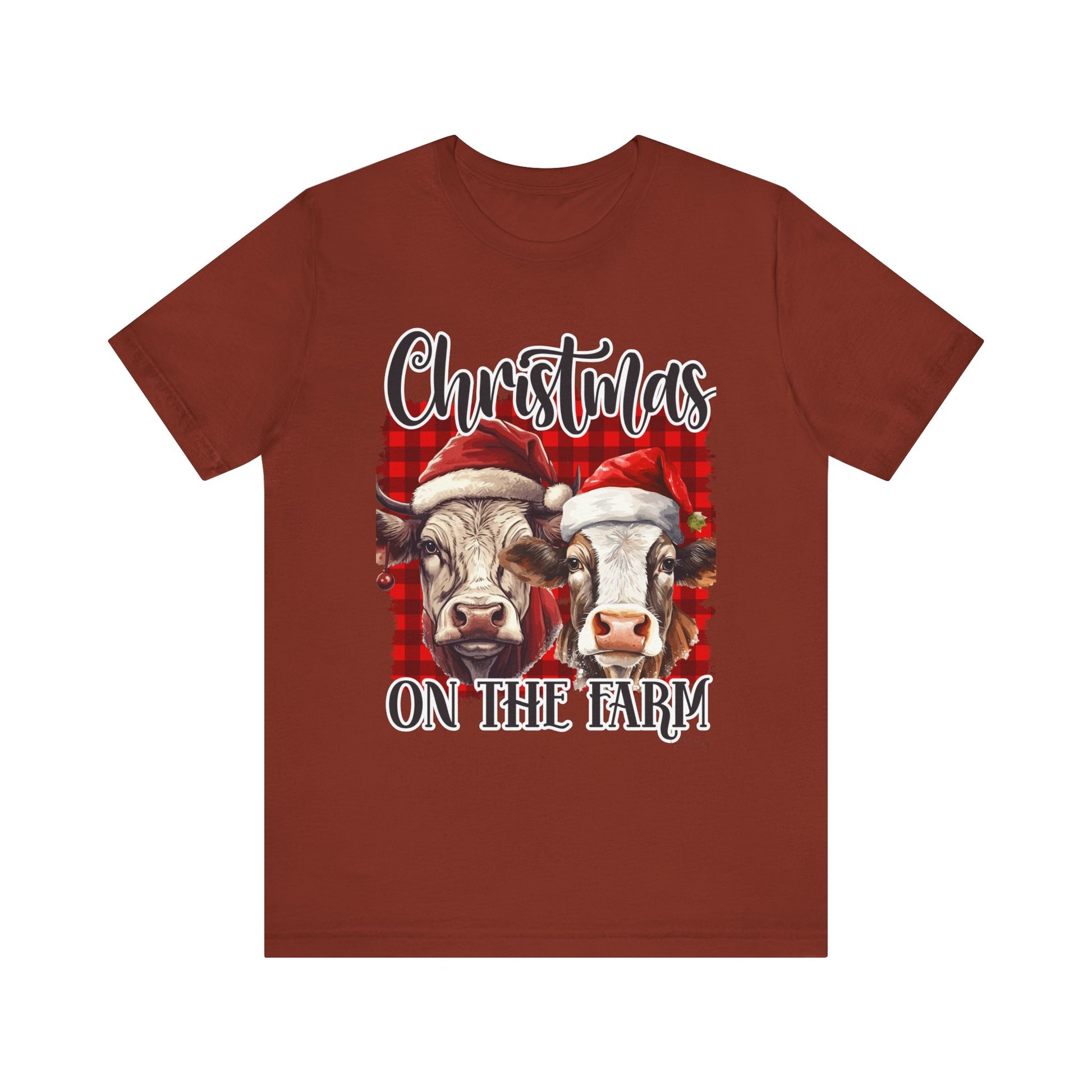Christmas on the Farm Unisex Jersey Short Sleeve Tee image 8
