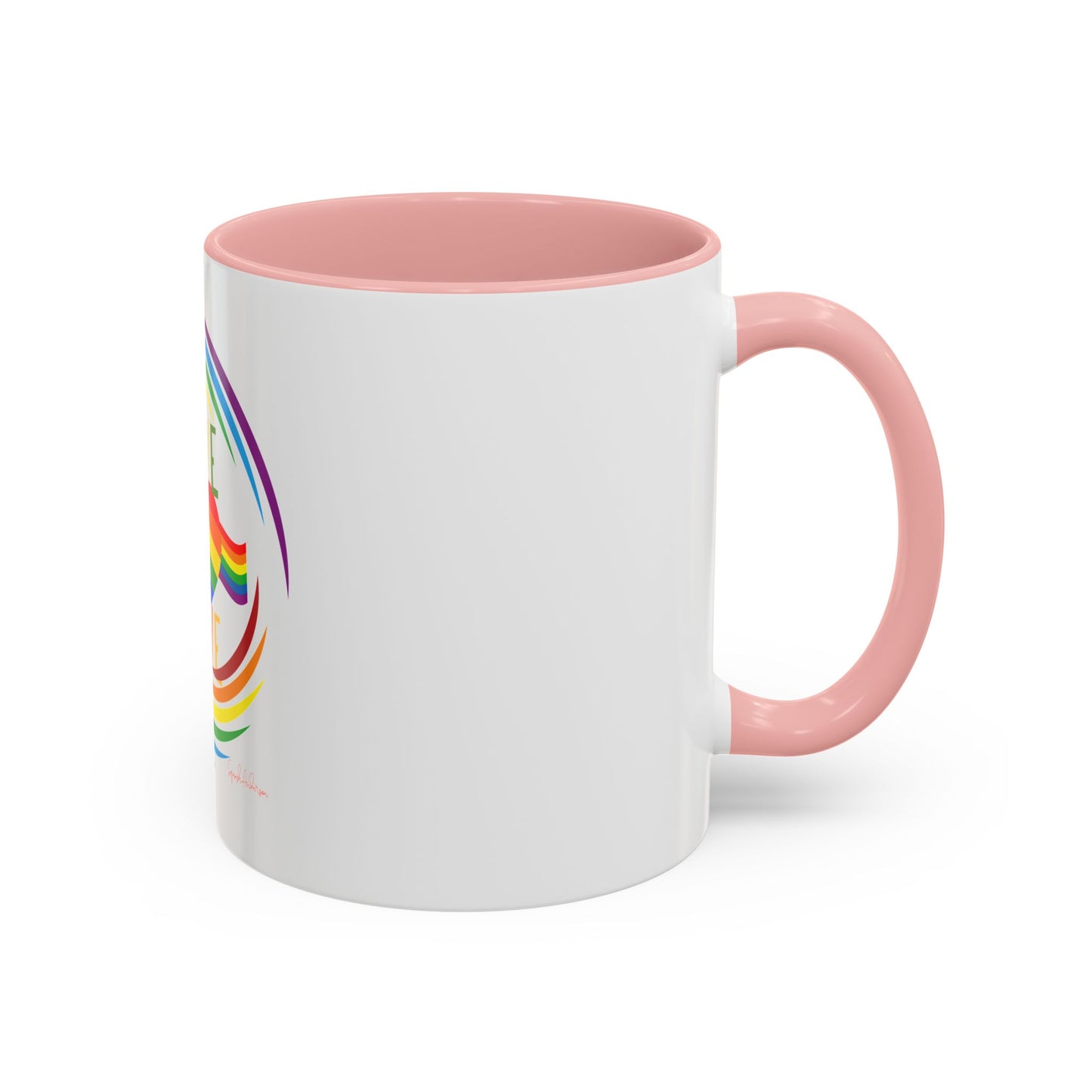 Love is Love Accent Coffee Mug (11, 15oz) image 9