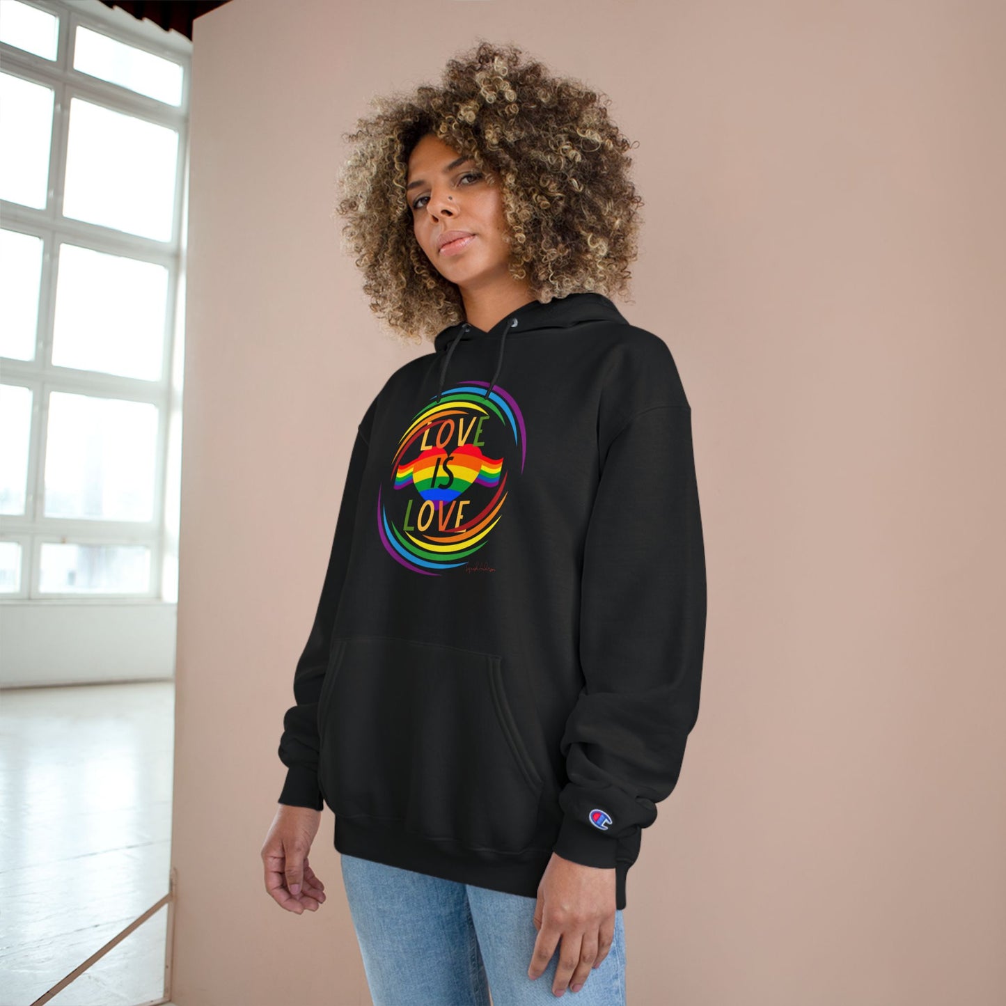 Love is Love Champion Hoodie image 11